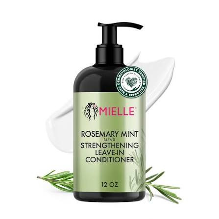 نرم کننده بدون آبکشی Mielle Organics رزماری نعناع تقویت کننده و ضد ریزش مو
