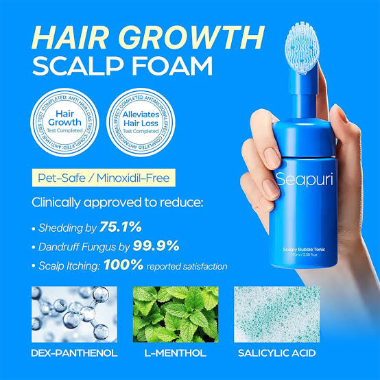 تونیک کف ساز پوست سر Seapuri Scalpy Bubble Tonic ضد خارش و خشکی اسکالپ