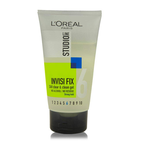 ۳. تصویر بسته بندی اورجینال ژل حالت دهنده مو Loreal Paris Studio Line با حجم مناسب استفاده روزانه