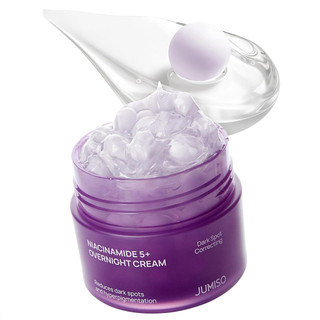 خرید کرم شب روشن کننده Jumiso Niacinamide بافت سبک و زود جذب برای انواع پوست