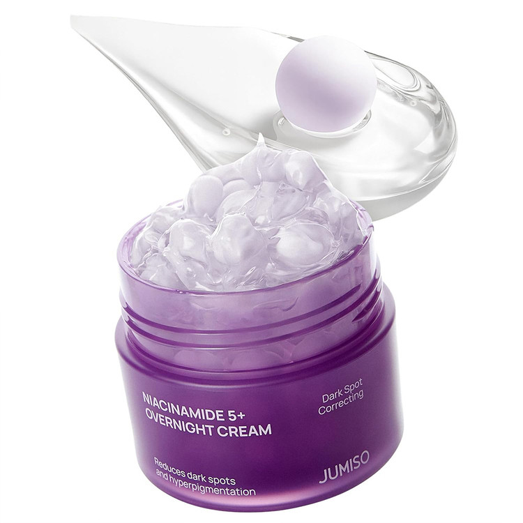 خرید کرم شب روشن کننده Jumiso Niacinamide بافت سبک و زود جذب برای انواع پوست