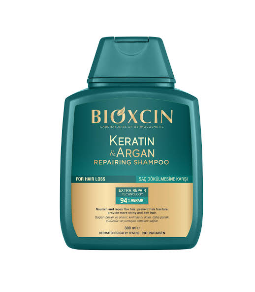 خرید شامپو کراتین و آرگان بیوکسین Bioxcin اصل ترکیه برای مو های آسیب دیده