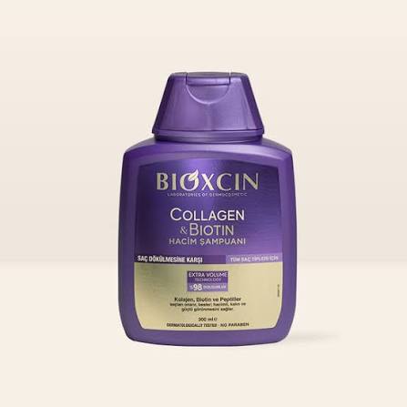 خرید شامپو حجم دهنده کلاژن و بیوتین بیوکسین Bioxcin بدون سولفات