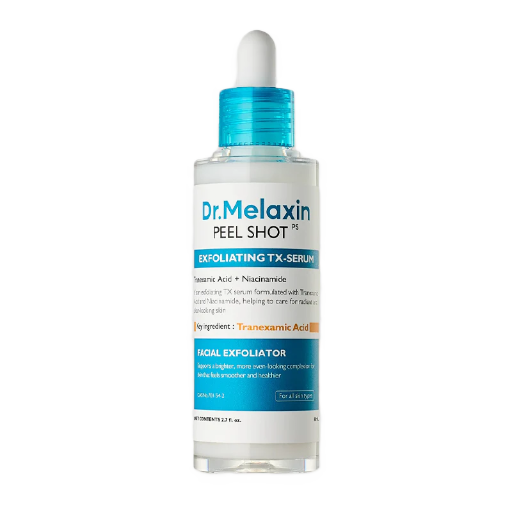 سرم لایه بردار Dr.Melaxin Peel Shot با ترانگزامیک اسید 99% خالص برای از بین بردن لک و یکنواختی پوست