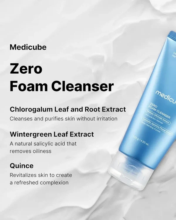 4. روش مصرف فوم شوینده Medicube Zero Foam Cleanser