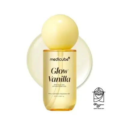 میست خوشبو کننده مو و بدن مدی کیوب Glow Vanilla حجم 50 میلی لیتر