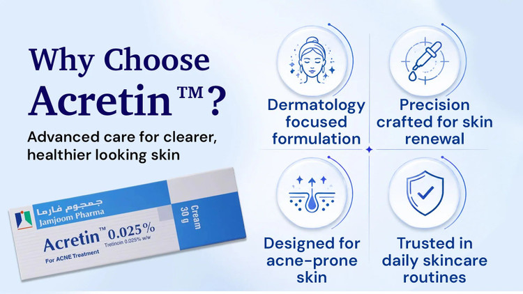 کرم ترتینوئین اکرتین Acretin 0.025% و 0.05% | ضد جوش و لایه بردار